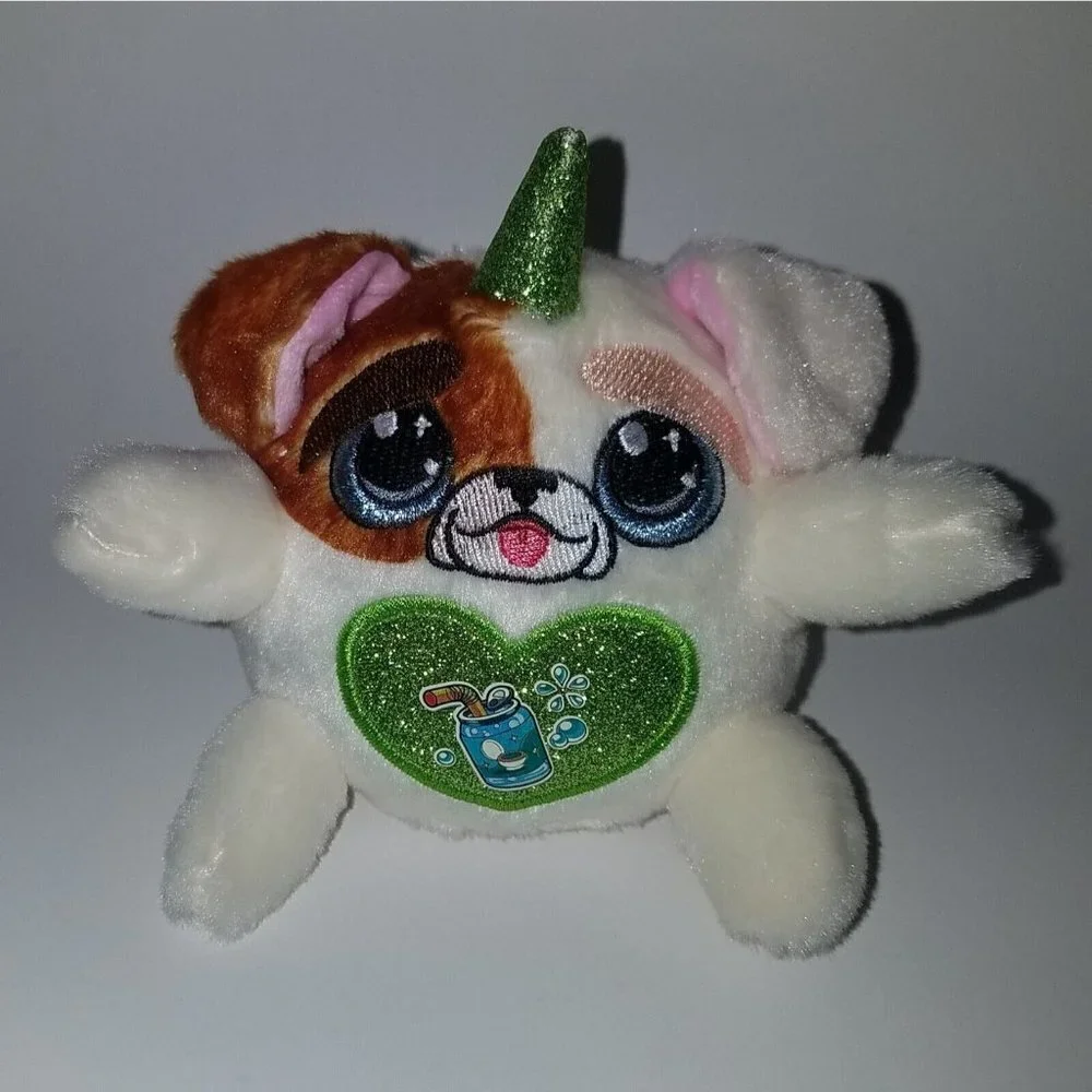 Zuru Rainbocorn Sparkle Heart Surprise Plush Puppy Unicorn Puppycorn Bub-Bub Pug